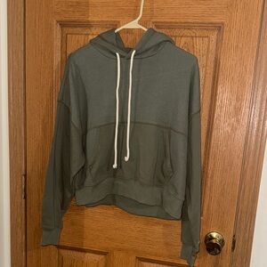 Aerie Olive Green Pullover Hoodie